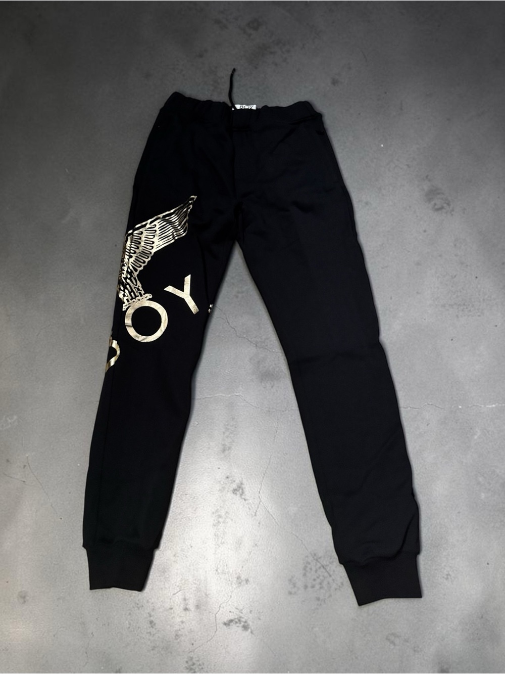 Boy London Black Graphic Jogger Pants